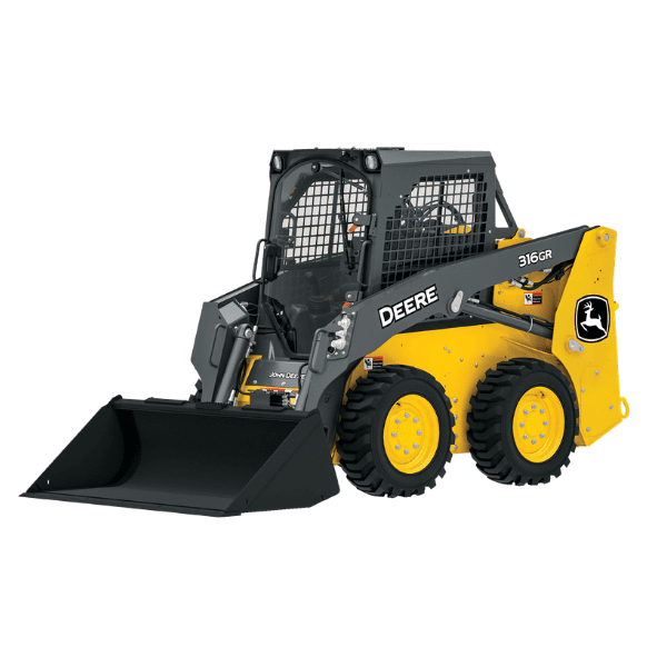 John Deere 316GR wheeled skid steer rental in Nampa Idaho