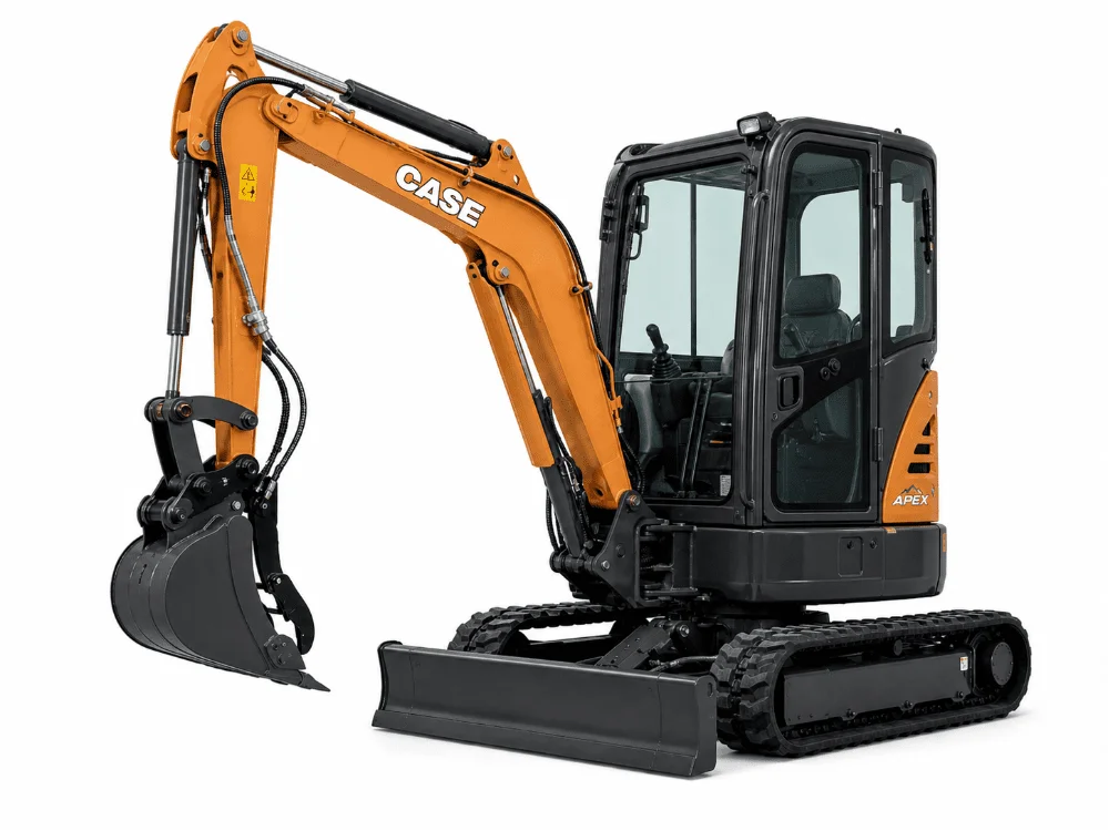 apex mini excavator rental case CX26C