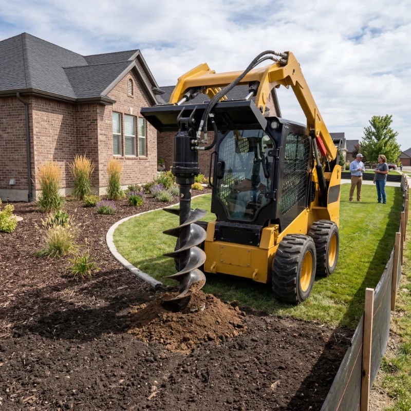 John Deere 316GR wheeled skid steer rental in Nampa Idaho