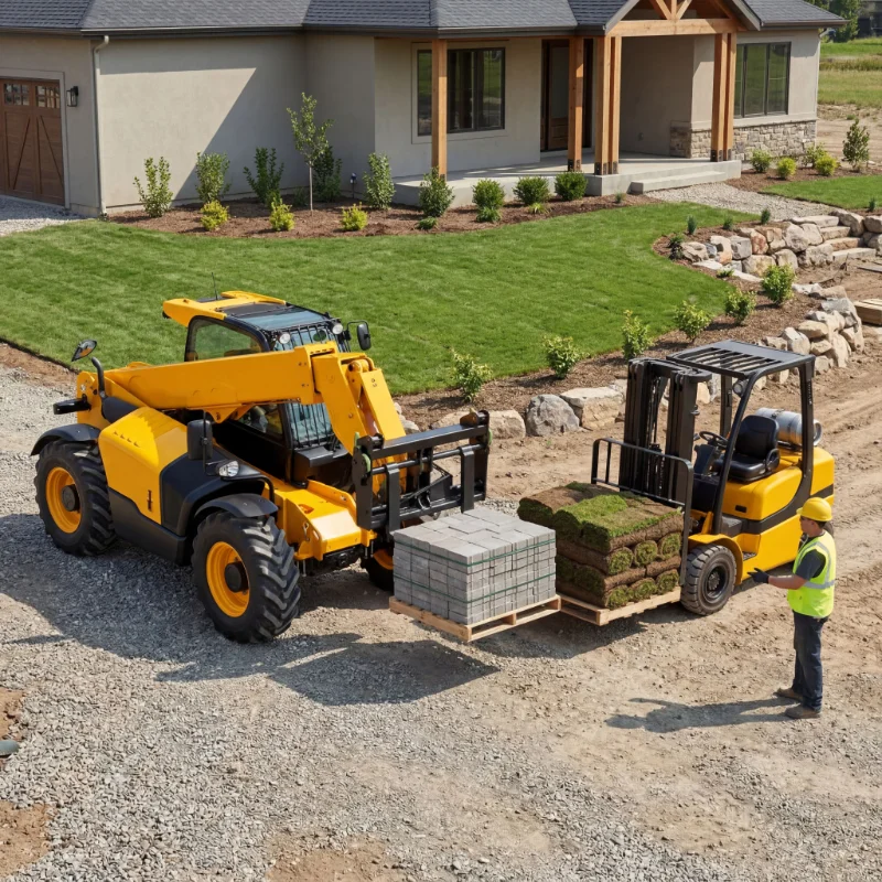 John Deere 316GR wheeled skid steer rental in Nampa Idaho