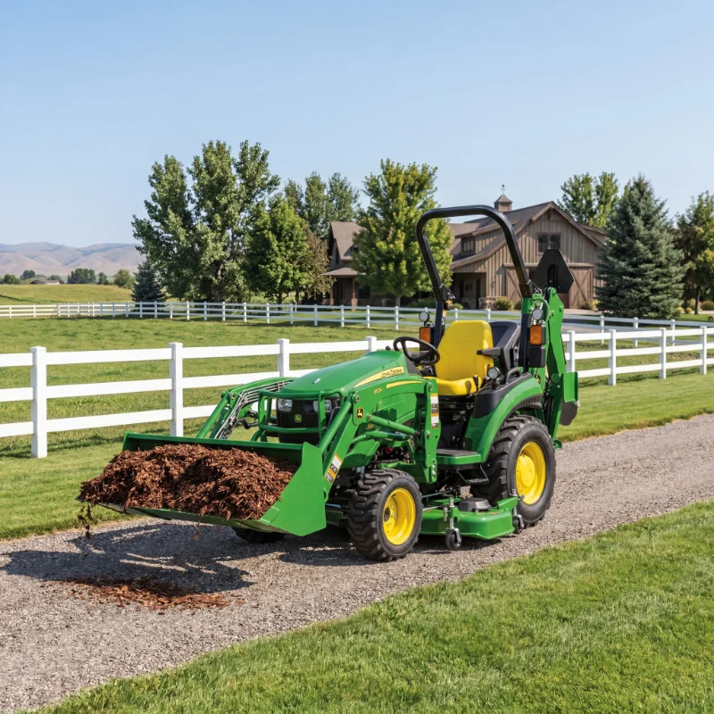 John Deere 316GR wheeled skid steer rental in Nampa Idaho
